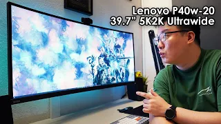 Why I chose this 39.7" 5K2K Ultrawide Display (ft. Lenovo P40w-20)