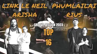 LINK LE NEIL / ARISHA VS PHUMLAILAI / RIUS  | TOP 16  KID/ADULT  | GROOVE SESSION 2023