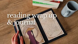 recent reads. journaling spreads for the books I read in April 2024 | young adult, dystopia, fiction