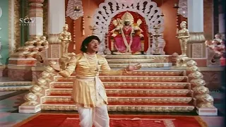 Dr.Rajkumar saved King Bhojaraj | Super Star Rajkumar Versatile Acting Scenes from Kannada Movie