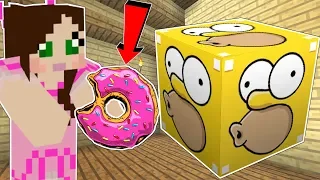 Minecraft: THE SIMPSONS LUCKY BLOCK!!! (HOMER, MARGE, BART, & LISA!) Mod Showcase