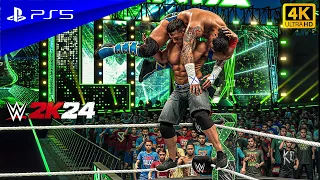 WWE 2K24 - John Cena vs. CM Punk | No Holds Barred at Wrestlemania XL | PS5™ [4K60]