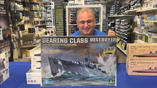 New Takom 1/700 scale ships previews , Gearing class destroyers and SMS Derfflinger