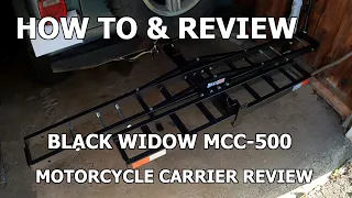 How To & Review: Black Widow Motorcycle Carrier MCC-500