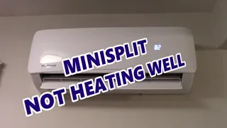 Mini split heat pump not heating well - how to fix