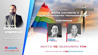 Debates - A Bíblia condena o relacionamento hom0ssexv4l? -  Lanna Holder e Pastor Sezar Cavalcanti