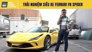 Trải nghiệm chi tiết siêu xe Ferrari F8 Spider màu vàng cực đẹp |Autodaily.vn|