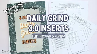 New Daily Grind 3.0 Planner Inserts | Flip through and review of the changes