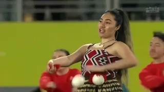 Taika Waititi and Pātea Māori Club - Poi E Performance at Eden Park during Rugby World Cup 2021