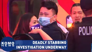 Deadly stabbing investigation underway