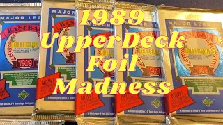 1989 Upper Deck Baseball Pack Rips! Looking for Ken Griffey Jr!
