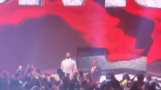 Omos LIVE ENTRANCE AT RAW 3/13/23