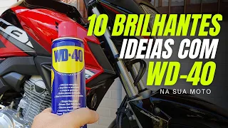 10 BRILHANTES IDEIAS COM WD-40 NA SUA MOTO