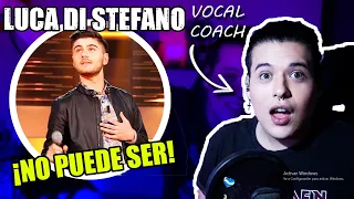 LUCA DI STEFANO "Just The Way You Are" | Vocal Coach ARGENTINO | Reacción | Ema Arias