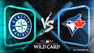 AL Wild Card Game 2-Seattle Mariners vs Toronto Blue Jays MLB The Show 22