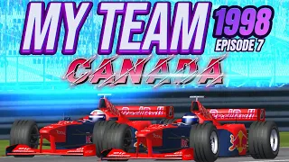 F1 MyTEAM 1998 / f1 challenge 99-02 career mode #7 / BATTLING A BIT WITH GACHOT !