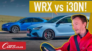 Drag Race! New Hyundai i30N vs New Subaru WRX