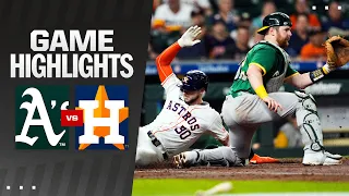 A's vs. Astros Game Highlights (5/16/24) | MLB Highlights