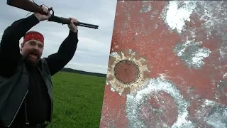 .454 Casull VS armored steel gong