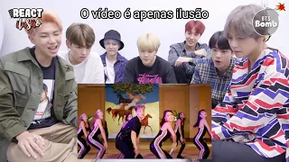 Bts reagindo now united(Lean on me)