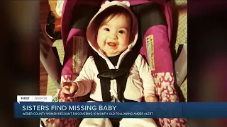 Sisters find missing baby following Amber Alert