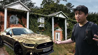 Abandoned Millionaires Mansion With Power & Everything Found Gold Mustang Left Behind