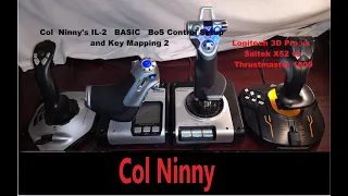 (74) IL-2 Col Ninny's New Control Setup - Saitek 52 vs Thrustmaster 16000