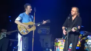 Coldplay &  Barry Gibb - To Love Somebody - Glastonbury 2016