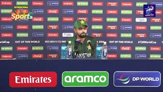 Babar Azam Post Match Press Conference ICC Mens T20 World Cup Pakistan vs USA won by USA #usacricket