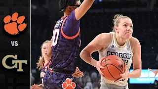 Clemson vs. Georgia Tech Women's Basketball HIghlights (2020-21)