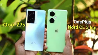 iQoo Z7s 5G vs OnePlus Nord CE 3 lite 5G Camera, PUBG, Battery, Display Comparison -Galti maat karna