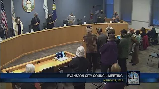 Evanston City Council Meeting 3-28-2022