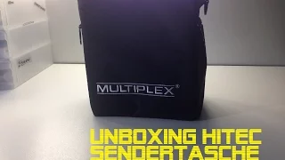 Multiplex/HiTec Sendertasche Unboxing | Deutsch