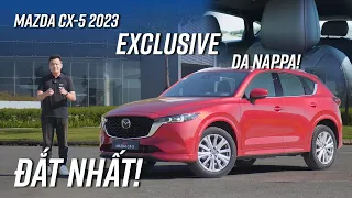 Chi tiết Mazda CX-5 2023 bản ĐẮT NHẤT gói tuỳ chọn Exclusive có gì?