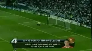 los 10 mejores goles de la champions league 2009