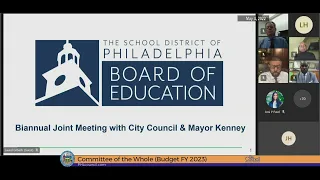 FY2023 Budget Hearings - School District of Philadelphia 5-4-2022