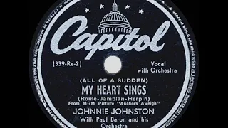 1945 HITS ARCHIVE: All Of A Sudden My Heart Sings - Johnnie Johnston