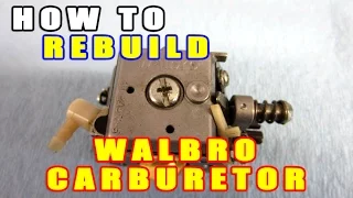 HOW-TO Rebuild A 2 Cycle Chainsaw Carburetor - video