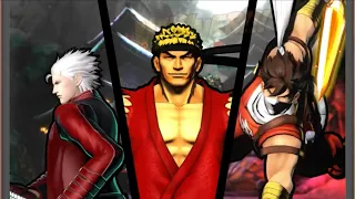 Ultimate Marvel vs Capcom 3: Ryu, Strider Hiryu, and Vergil arcade playthrough