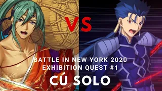 [FGO] Battle in New York 2020 - Challenge/Exhibition Quest - Rice Balls Chain-Store 1 - Cú Solo