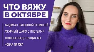 ЧТО ВЯЖУ В ОКТЯБРЕ || Карди, Комплект из шапки и шарфа, Носки, Французская кофточка, Ковер || Yoins