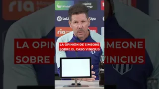 SIMEONE opina sobre el CASO de VINICIUS y el RACISMO en ESPAÑA | ATLÉTICO | DIARIO AS | Diario AS