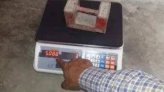 35 kg Weighing Scale Calibration | ACS Weighing Scale | English subtitles