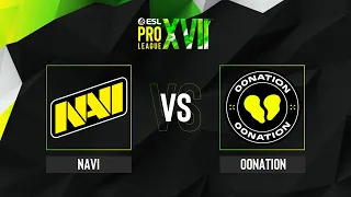 NaVi vs. 00Nation - Map 3 [Mirage] - ESL Pro League Season 17 - Playoffs