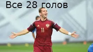 Все 28 голов Кержакова за Сборную России