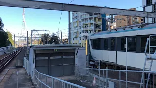 Sydney Metro departing from Chatswood