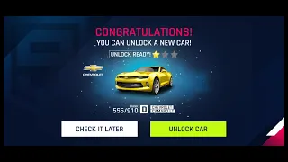 Asphalt-9 LEGENDS | Chapter 1 | New Car Unlock | CHEVROLET CAMARO LT | SECOND CAR | CLASS D | (FHD)