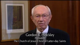 21. Los Obispos de la iglesia - Presidente  Gordon B. Hinckley