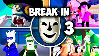 BREAK IN 3 (Full Walkthrough + Ending) | Fanmade Gameplay | Roblox Story