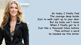 I Love You by Celine Dion (Lyrics)